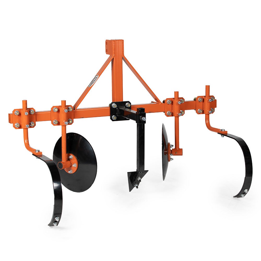 Titan Attachments Orange 60" Adjustable Disc Bedder, Category 1, 3 Point QH1
