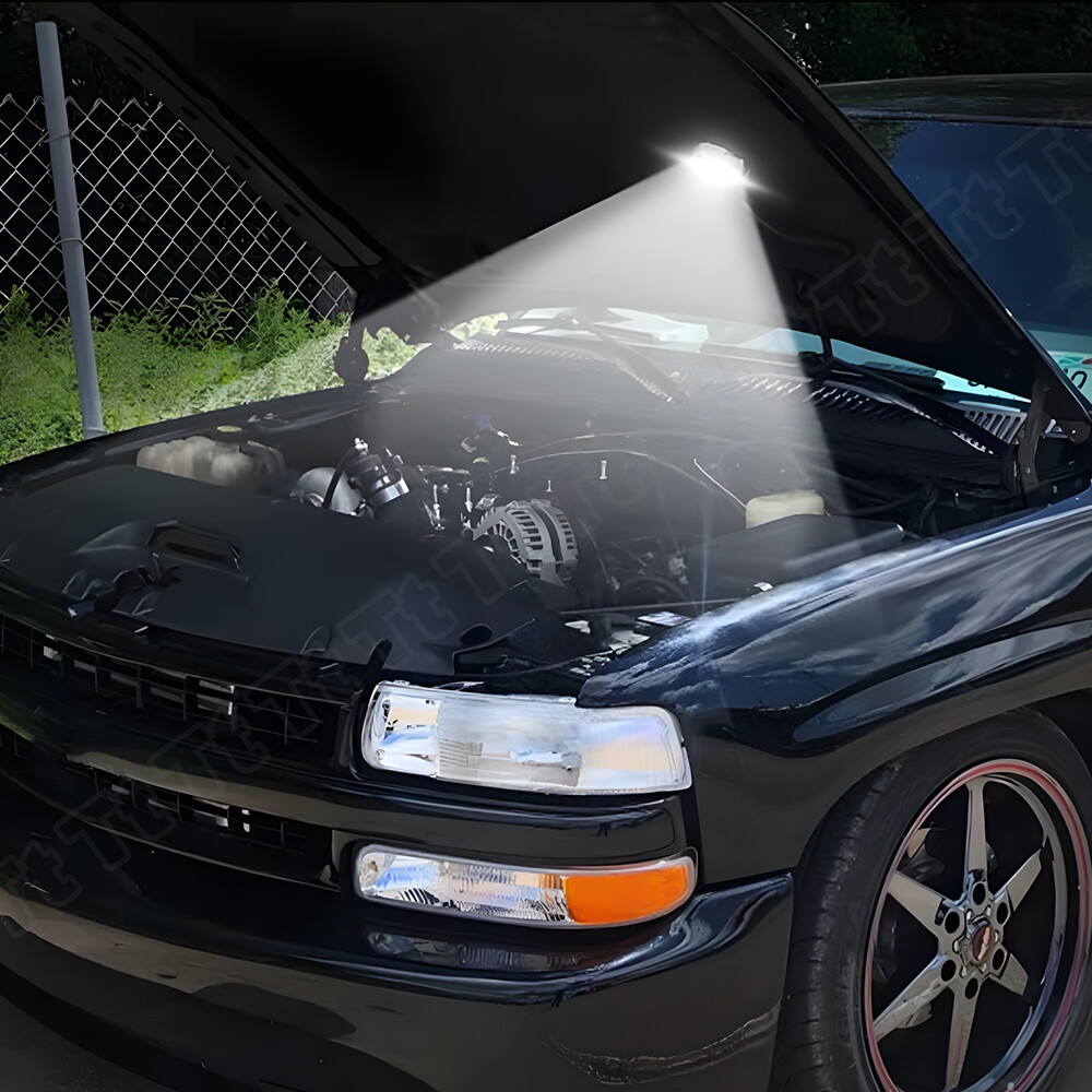 2PCS For Chevy Silverado GMC Sierra 1500/2500/3500 LED Under Hood Light Assembly