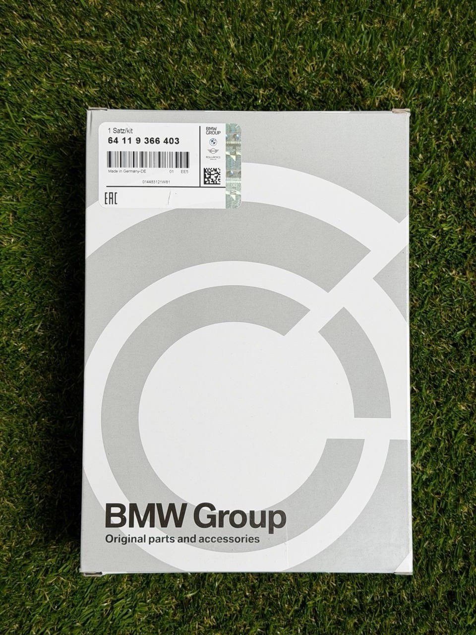 Set of 2 OEM BMW F90 G05 G07 G11 G12 G30 530i 540i 750i Carbon Cabin Air Filter