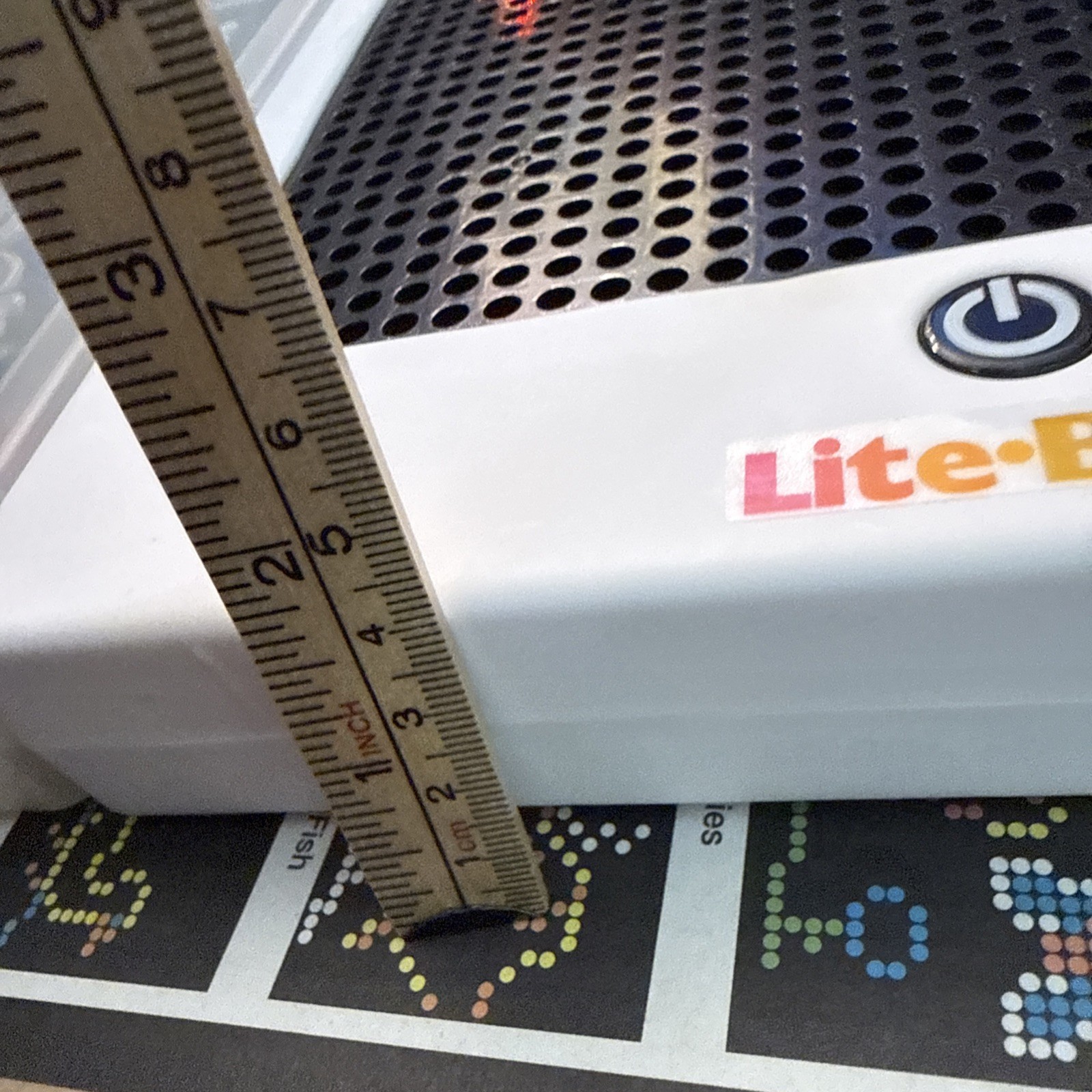 Basic Fun LITE Brite Magic Screen Light Bright 326 Pieces Bonus Set Opened Box