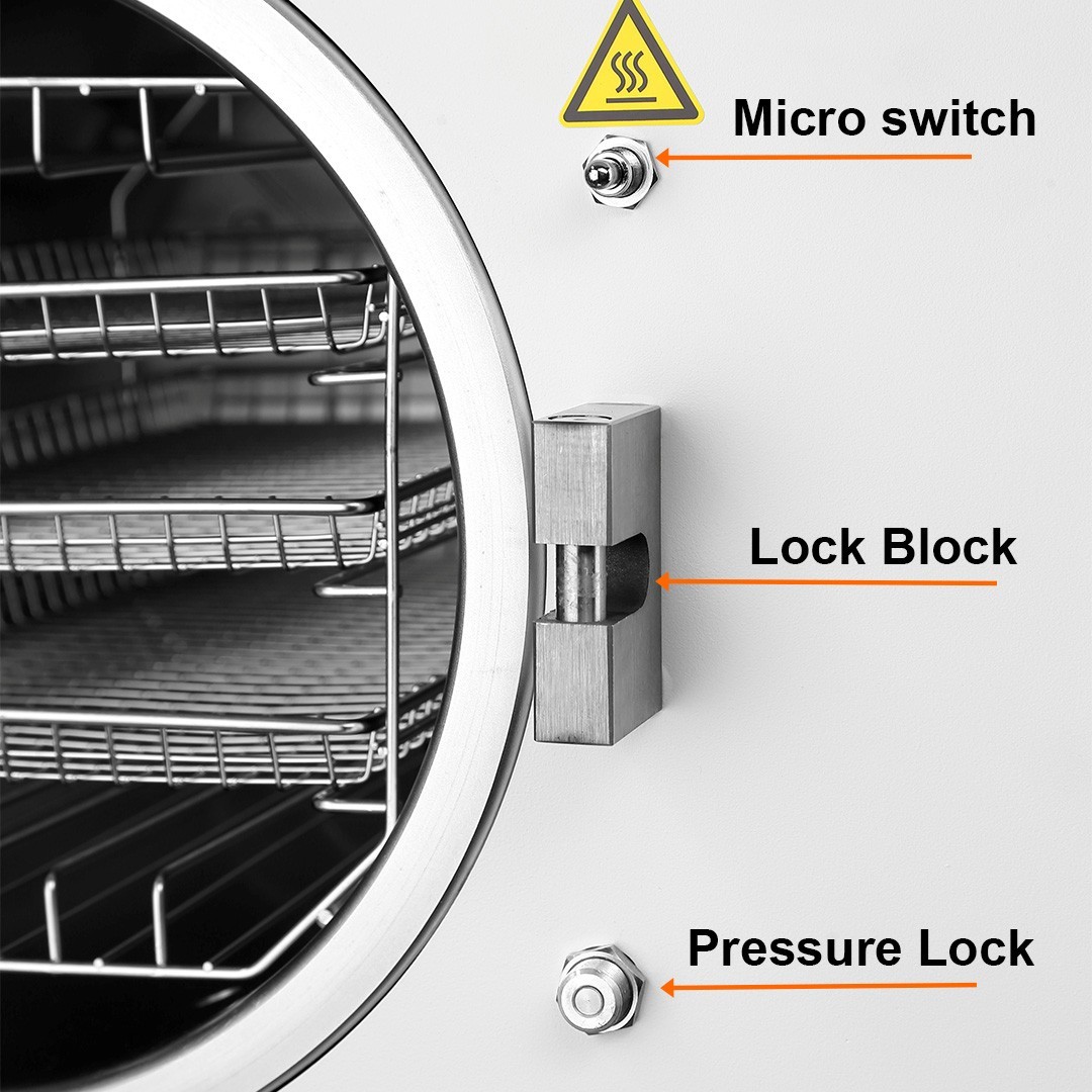 22L Autoclave Steam Sterilizer High Pressure Temperature with Drying Function