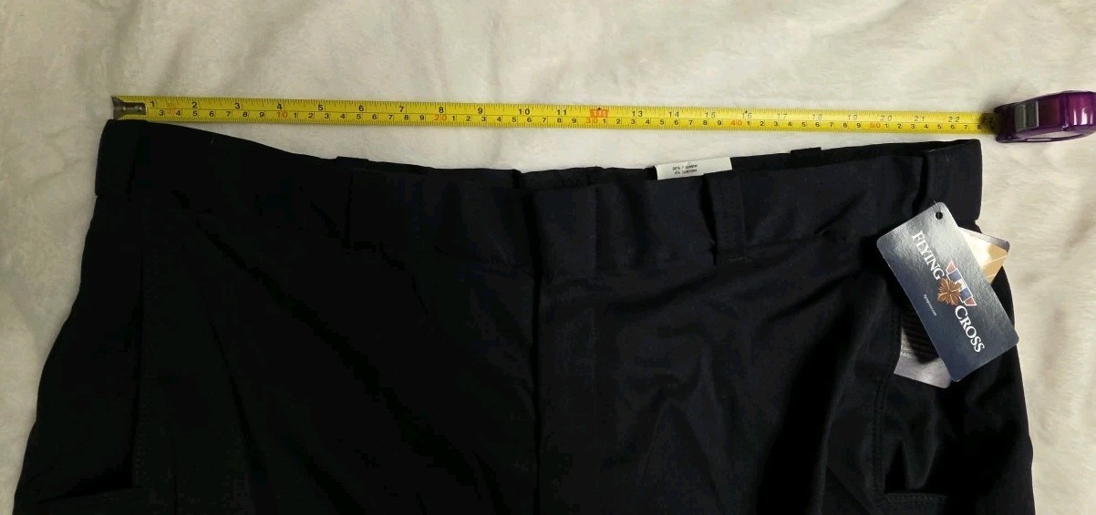 Mens 44 Reg, Dark Navy, Unhemmed Flying Cross Class A 6 Pocket, Uniform Pants