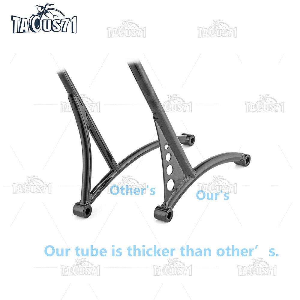 23" Tall Passenger Backrest Sissy Bar For Harley Sportster Iron XL 883 1200 04+