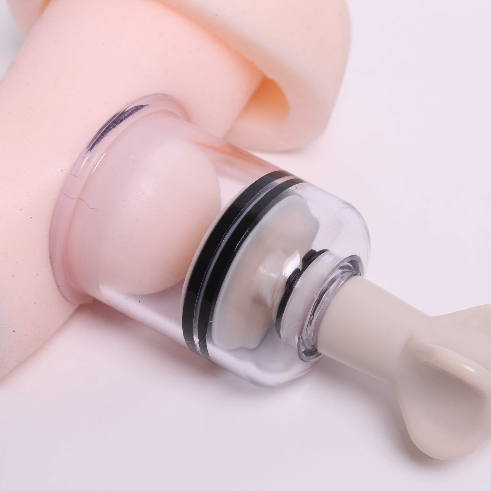 2pcs Vacuum Twist Nipple Cupping Sucker Breast No Pump Enhancer Enlarger Suction