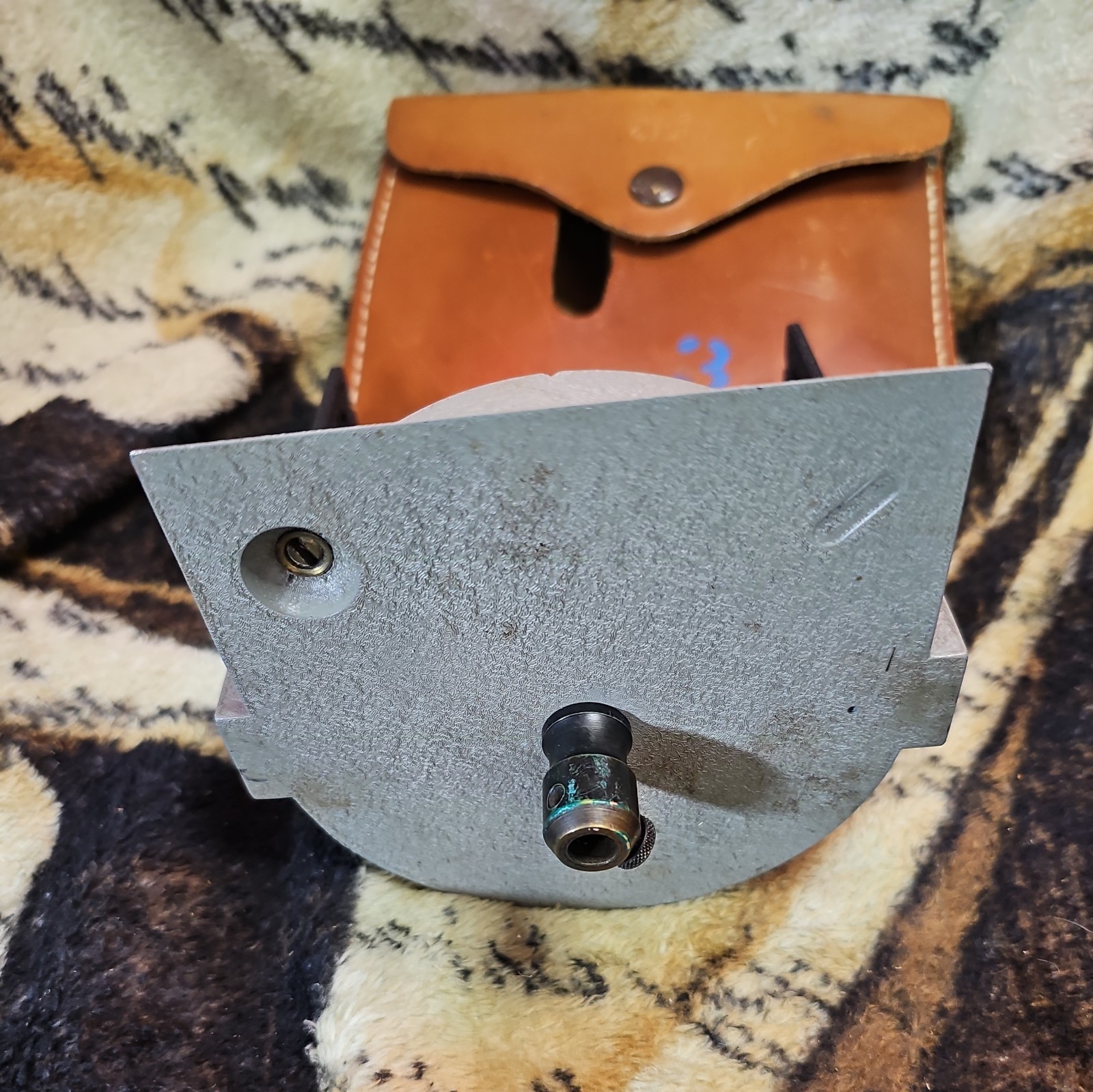 Vintage Antique Surveyors Compass Warren Knight Co Philadelphia PA W/pouch