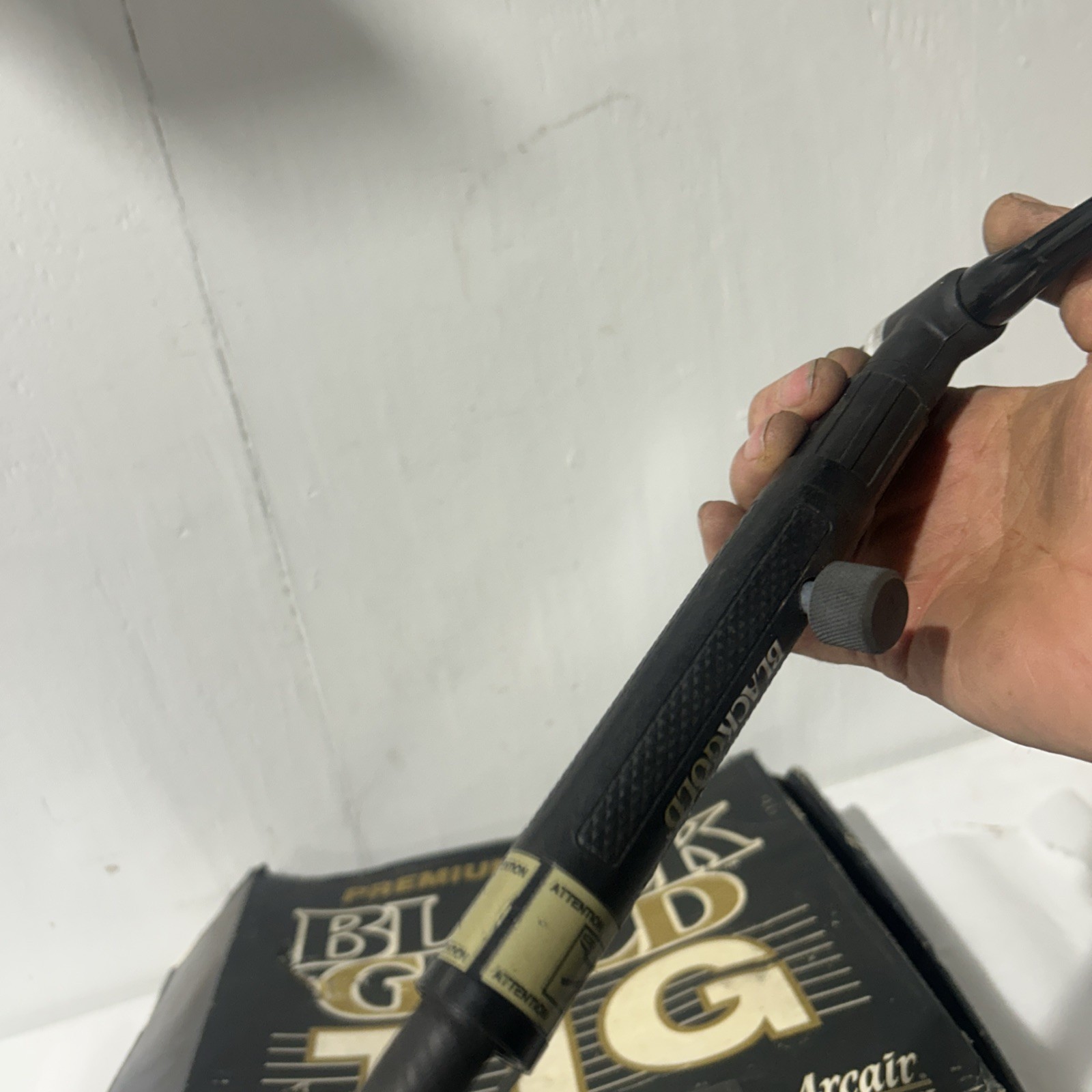 Black Gold Tig Torch Bgf-26v-25f. Welding Torch Flex Neck 200 Amp Arcair 25’