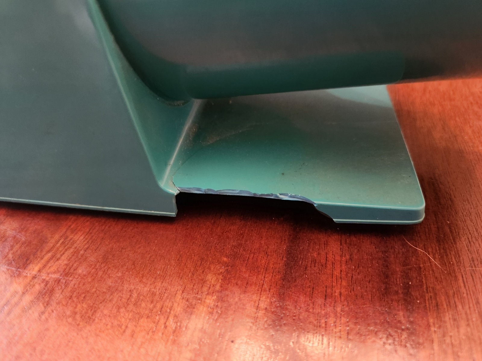 Vintage Panasonic Electric Pencil Sharpener KP-22A Teal Works Cracked Base