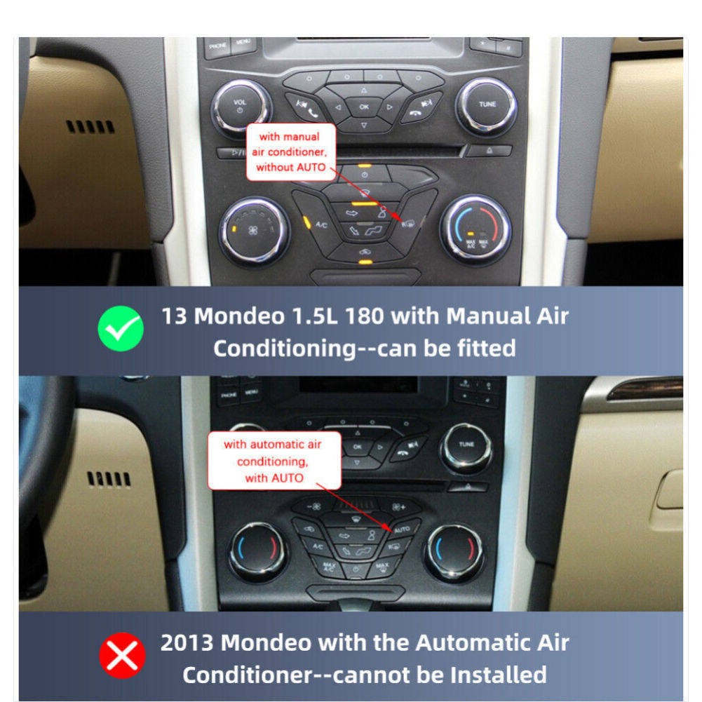 For Ford Fusion 2013-2016 Carplay Stereo Radio 9" Android15 32G GPS Nav WIFI SWC