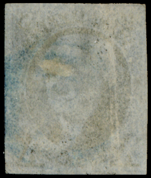 US Scott 2 Used, Nice Stamp with Blue Cancel, SCV $900.00