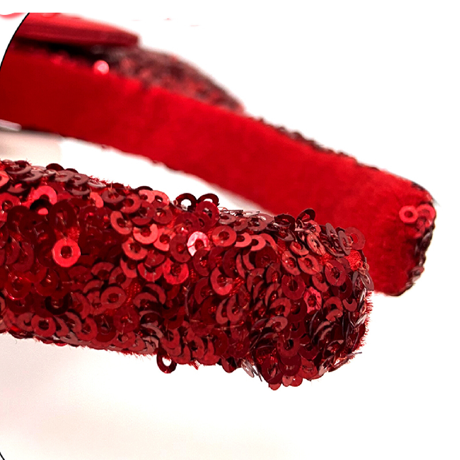 Disney Parks Red Sequin Bow RedPirate Rare Exclusive 2020 Minnie Ears Headband