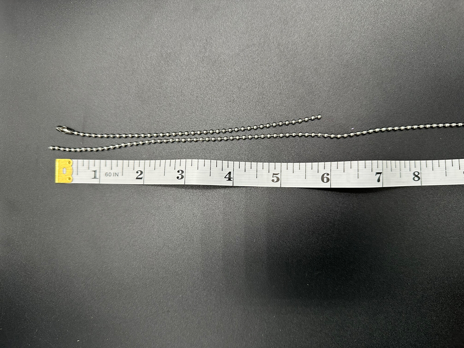 Military Spec Stainless Steel Army Marine Corps Dog Tag Ball Chain Set