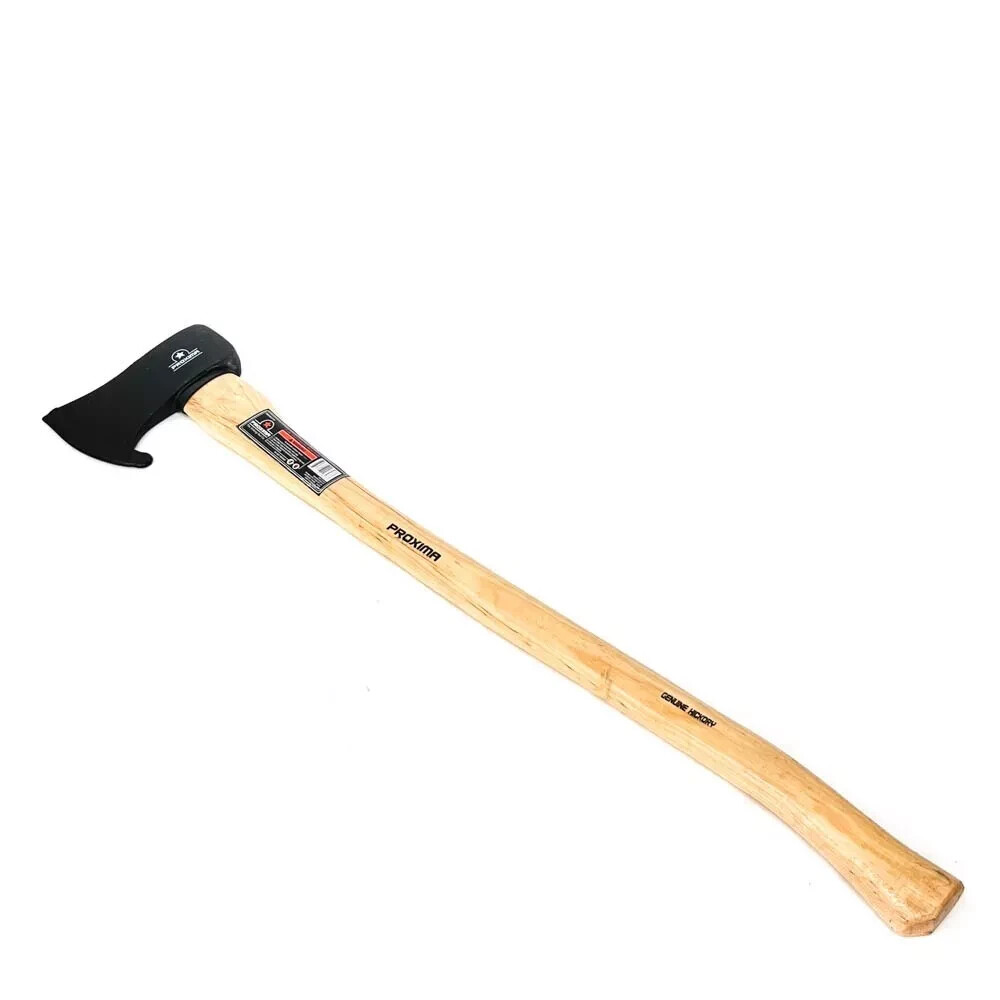 Proxima 3.5 lbs Single Bit Axe with 33 inches Hickory Wood Handle 1005982294