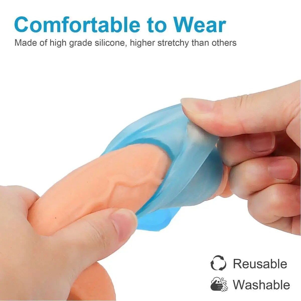 Silicone Sleeve Penis Stretcher Pump ADS Enlargement anti-turtle jelqing S-XXXL