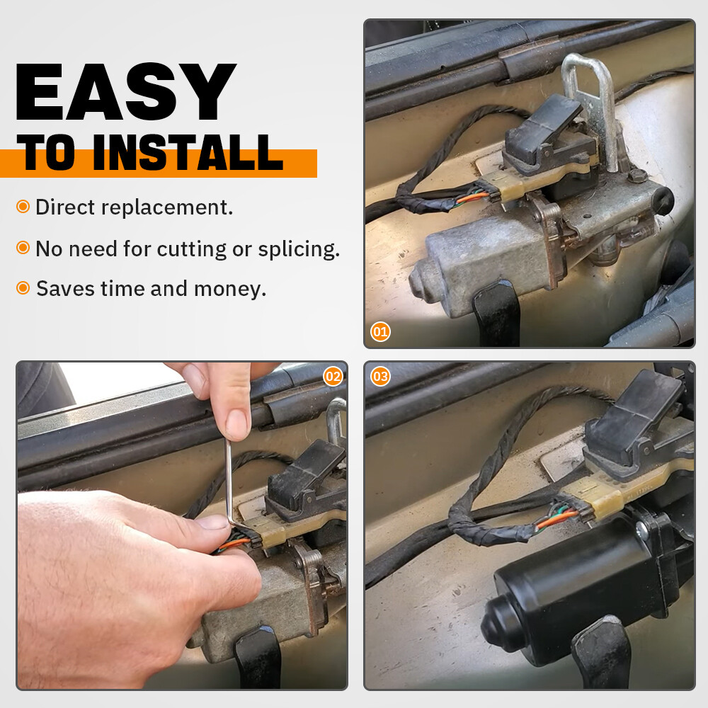 For 89-02 Cadillac Power Trunk Lid Hatch Relay 5-Pin Pull Down Motor Assembly