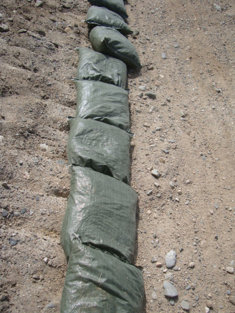 Military Style OD Heavy Duty Sandbag Sand Bags - 26" x 14" Sandbags Poly Bags