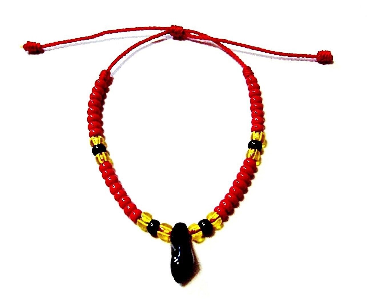 AZABACHE PROTECTION,ENVY,LUCK, RED  BRACELET / PULSERA MANO AZABACHE ADULTO   #4