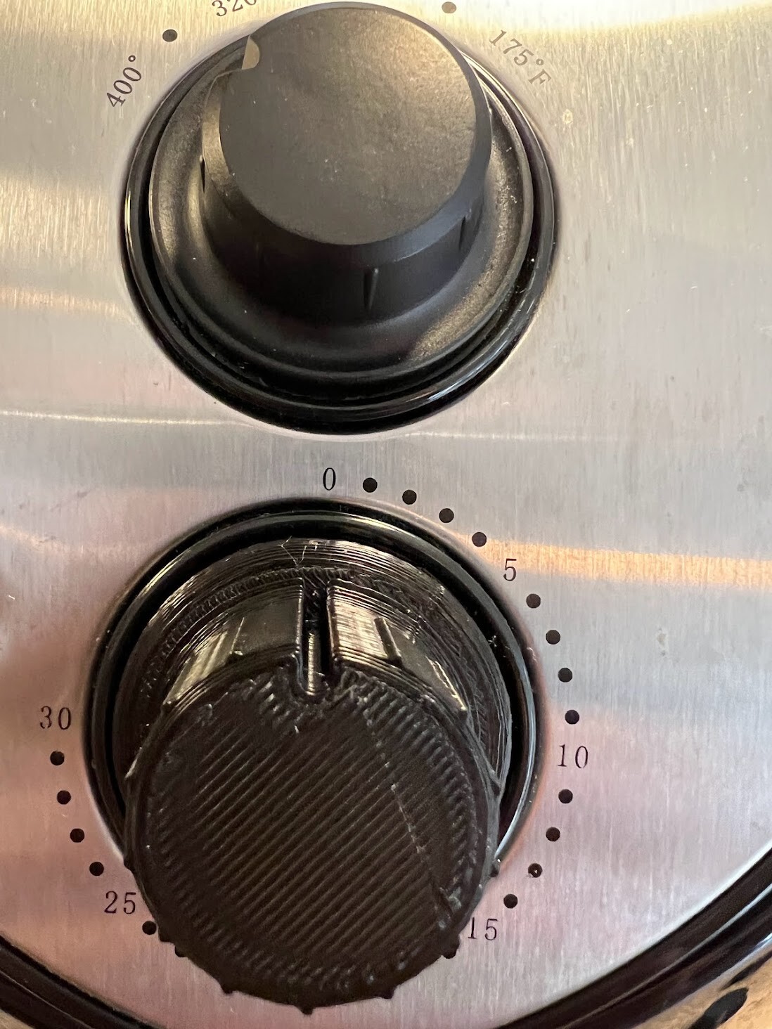 Upgraded replacement timer knob for Faberware Air Fryer HF-919B