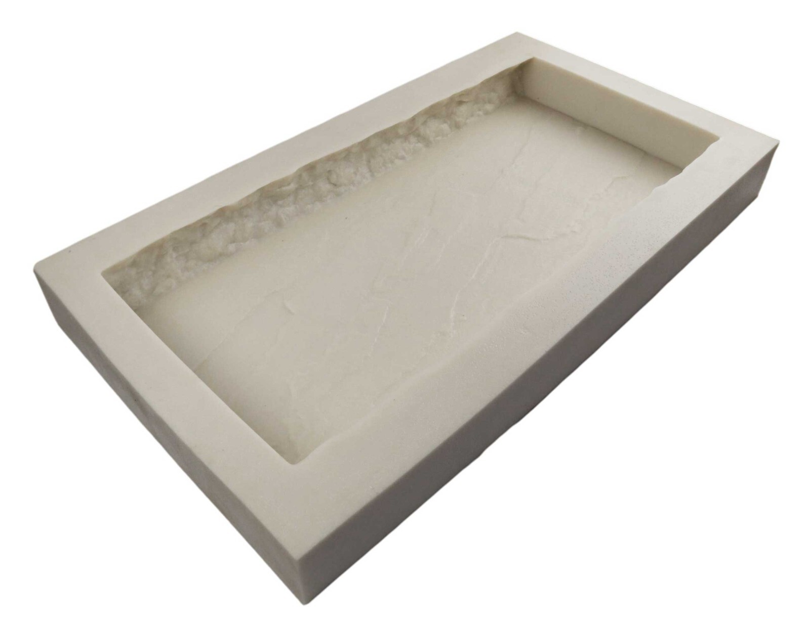 Stone Master Molds Rubber Molds for Concrete, Wall Cap Mold, 24.5"Lx12"Wx2.5"D