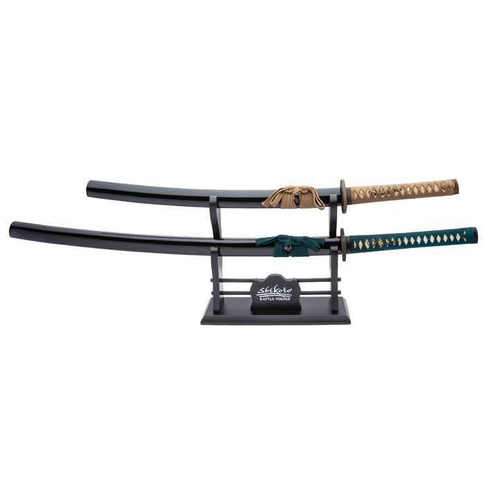 Shikoto Deluxe 2 Tier Table Samurai Katana Sword Display Stand Holder Mount New