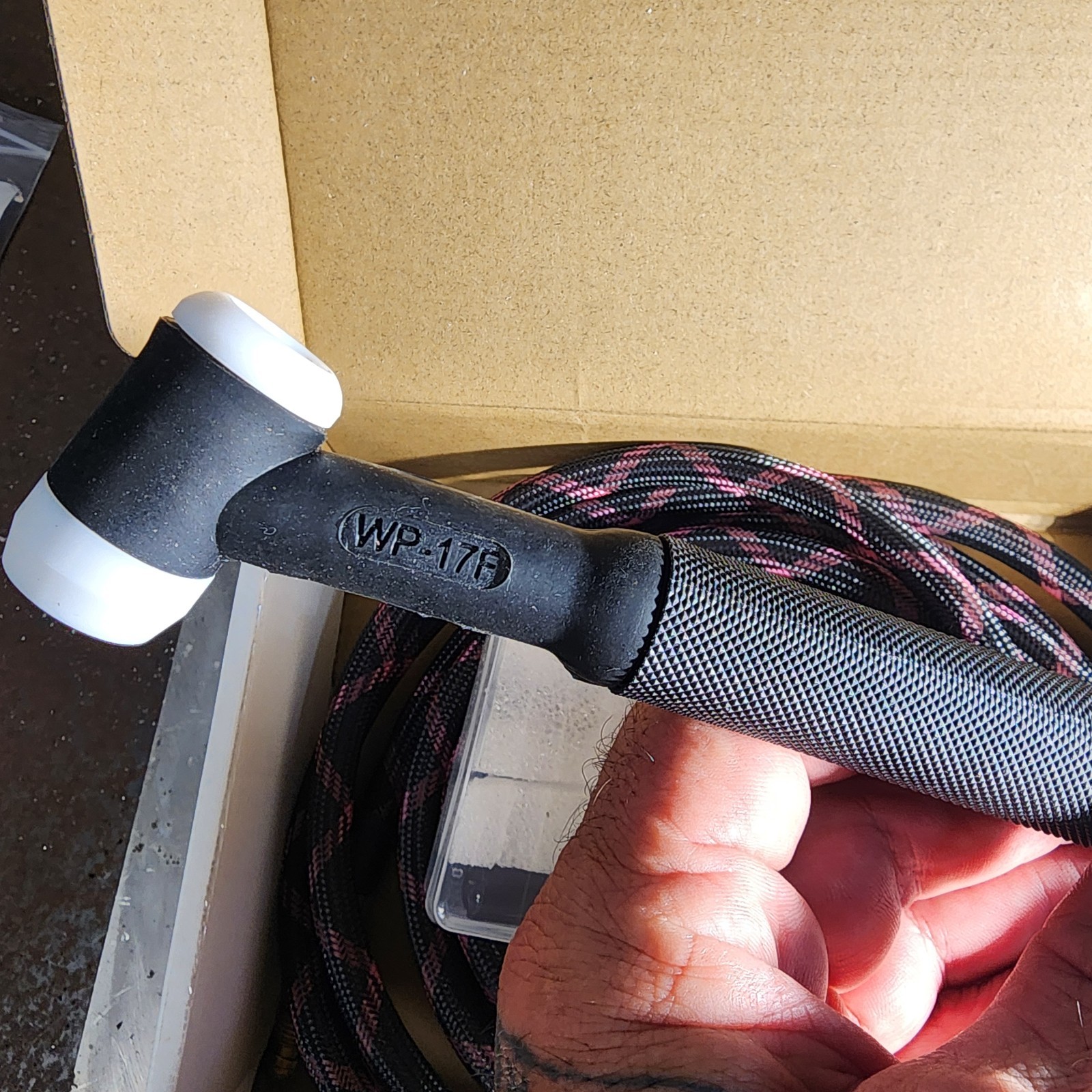 Ultraflex 150amp tig Hose #17 flex head TorchTIG Stubby Gas Lens ck