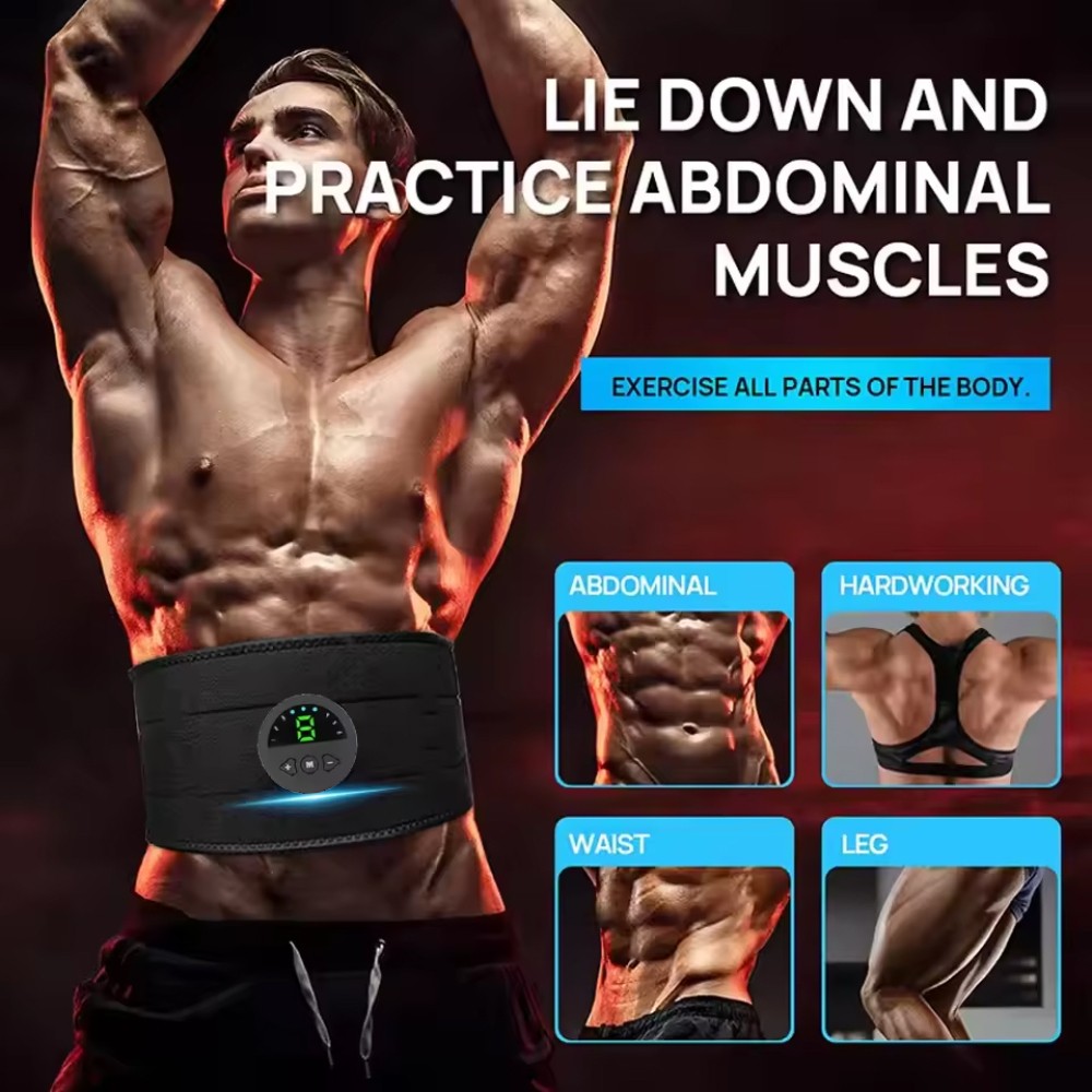 EMS Abdominal Muscle Core Toning Trainer ABS Stimulator Tactical Belly Shaper
