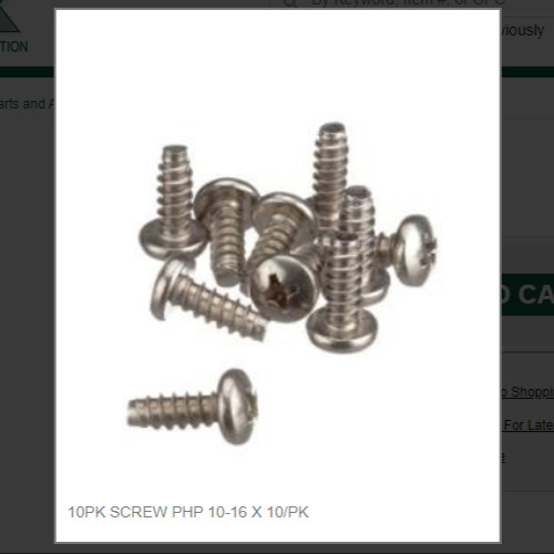 10PK SCREW PHP 10-16 X 10/PK # 9031046-24P