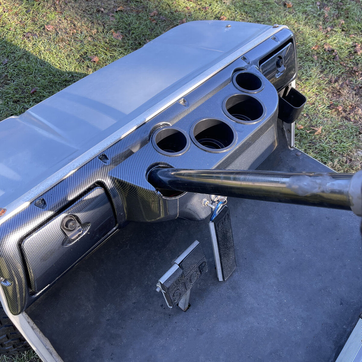 For 1982-Up Club Car DS Golf Cart Carbon Style Dash Board DashBoard Cover