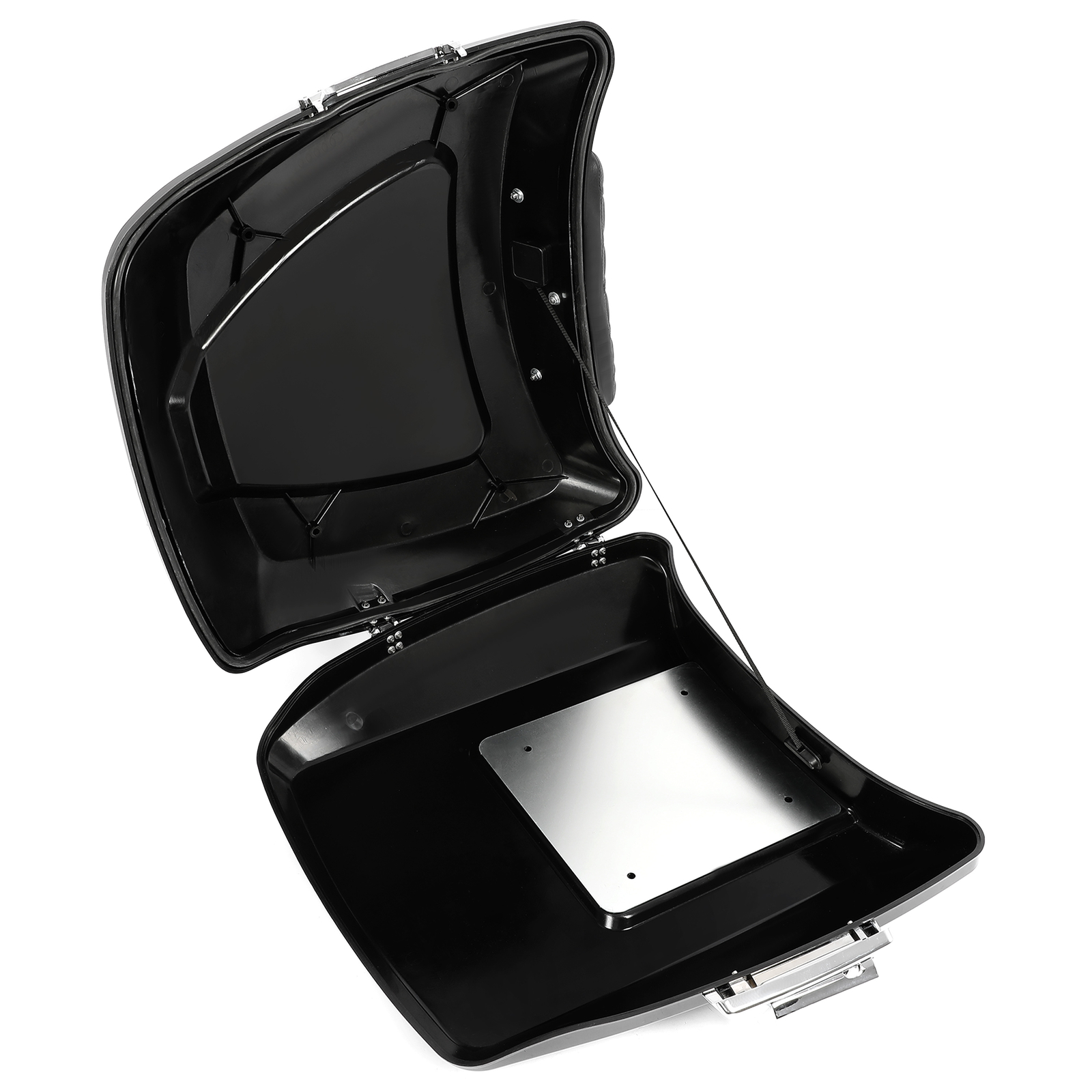 Razor Tour Pack Trunk Tail Box Backrest Base Plate For Harley Street Glide 97-23