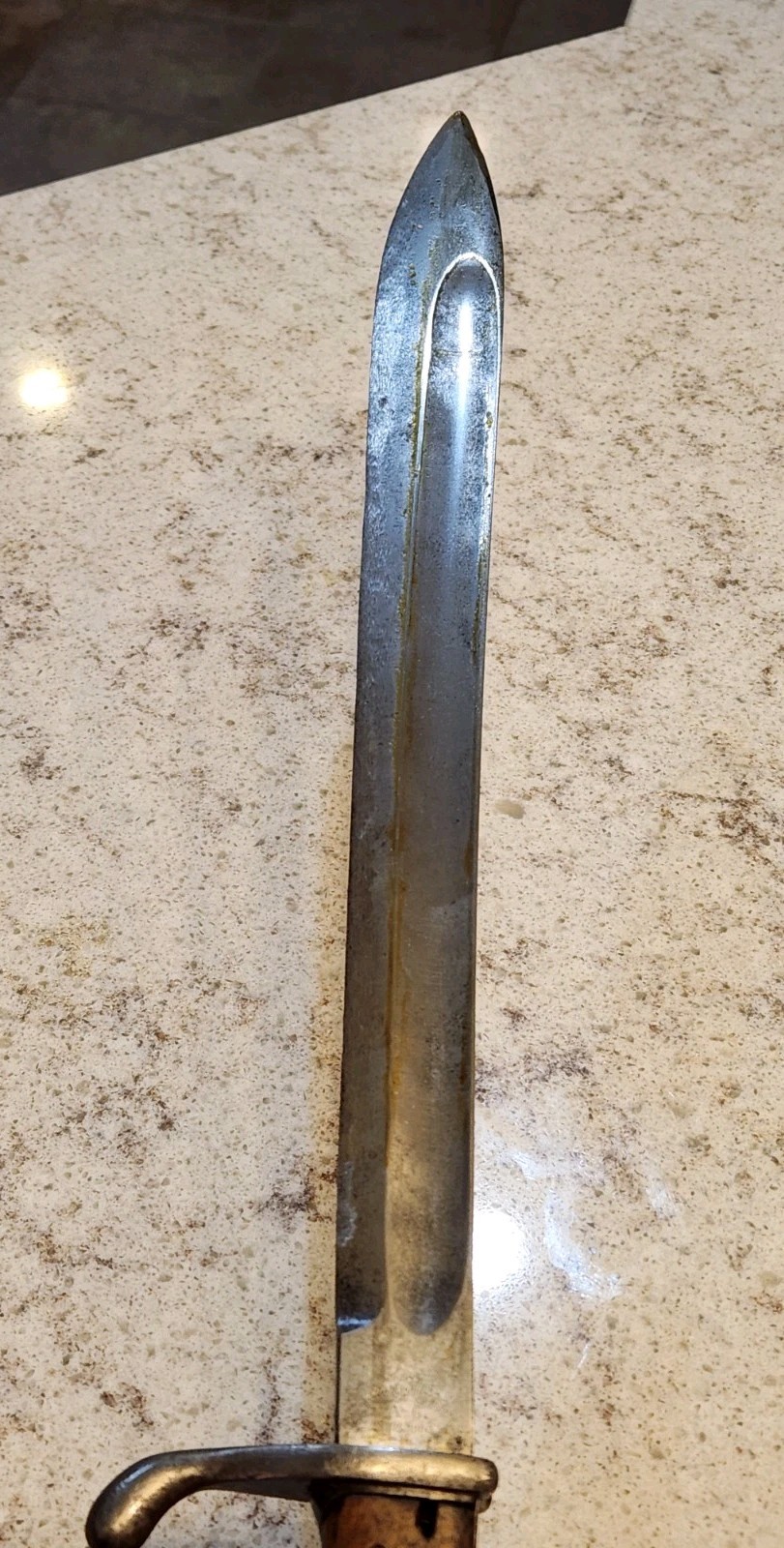 Original WWI German Butcher Blade Bayonet With Sheath (A-G Duisburg)