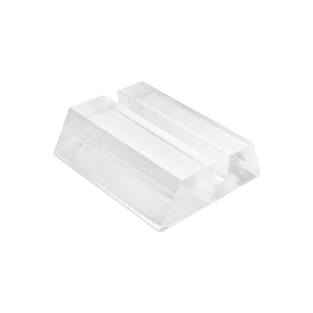 4 Pc 1-1/4" x 1" Clear Acrylic Card Ticket Holder