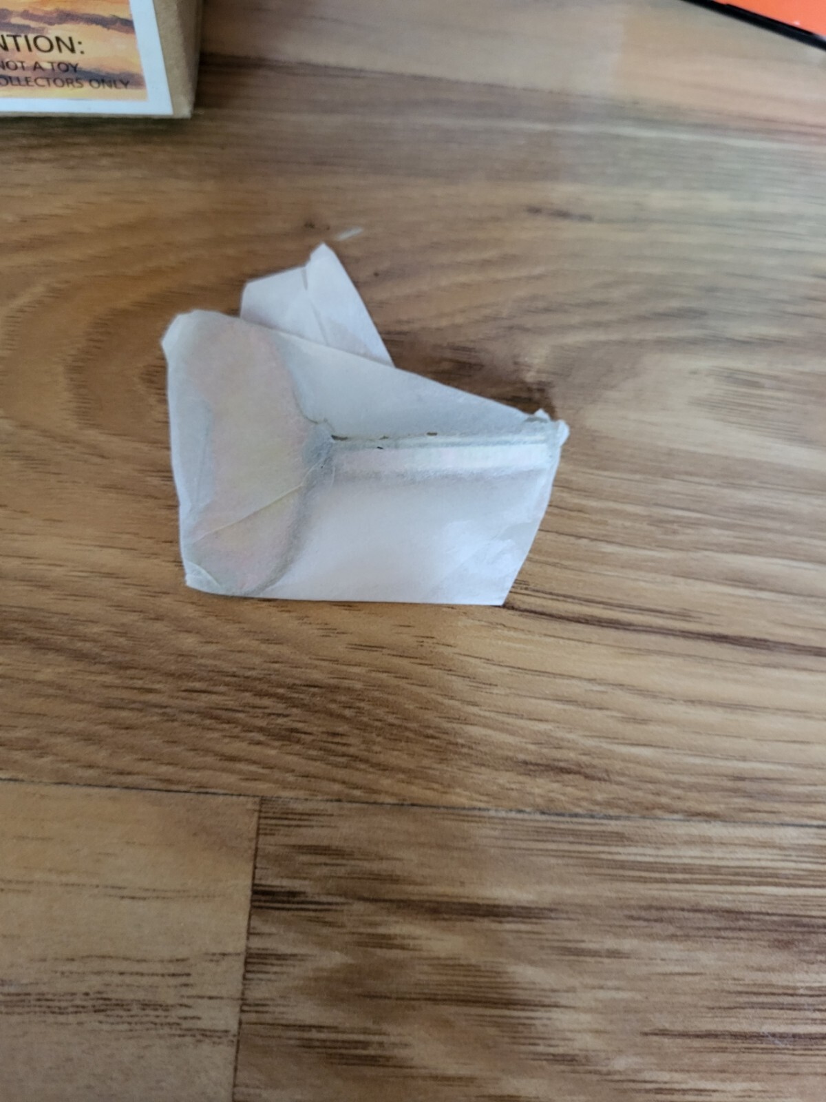 Vintage Reproduction Tin Litho Robot With Wheels MS444