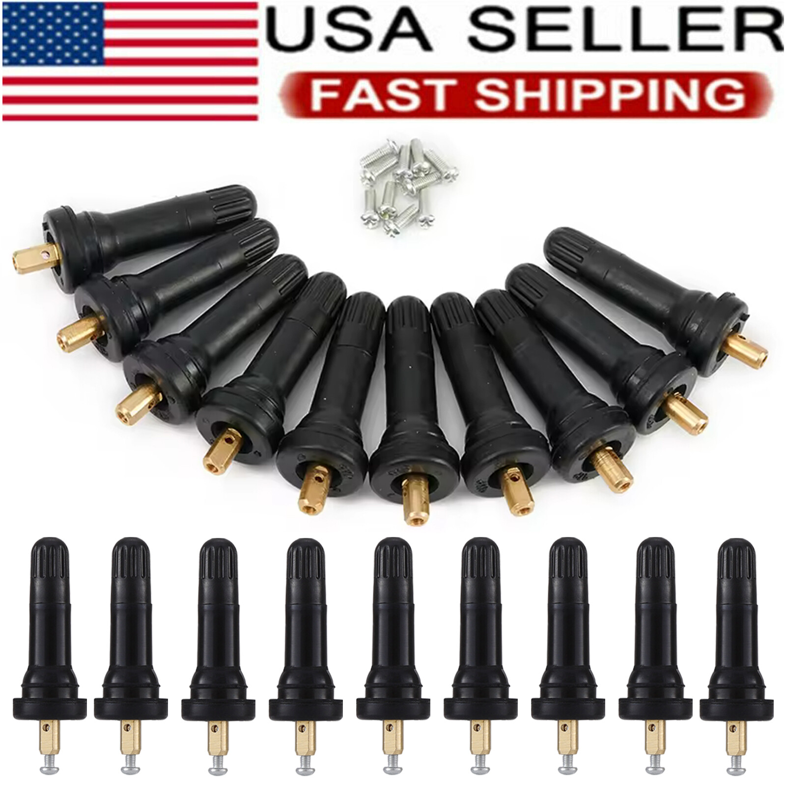 50/100/200/500 TPMS Valve Stem Rubber Rebuild Kit for Tire Pressure Sensor 20008