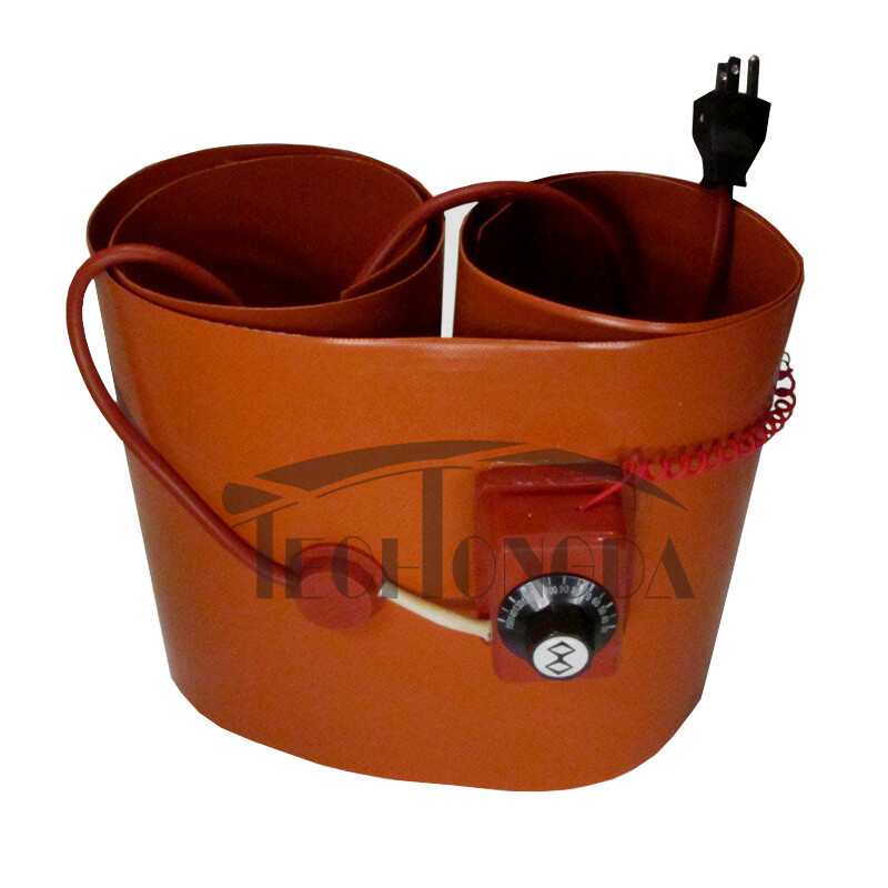 1 PC 53 Gal/200L 110V Temperature Control Oil Drum Heater Thick 250*1740*1.8mm