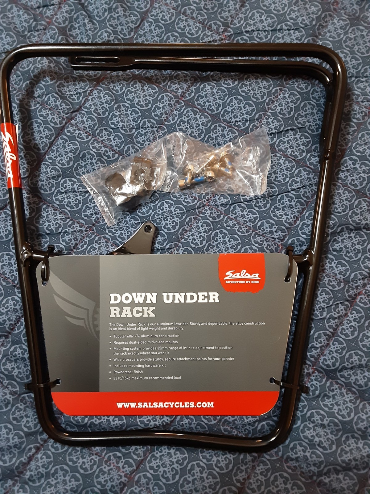 Salsa Down Under Front Rack Set, New Other. Never Installed.