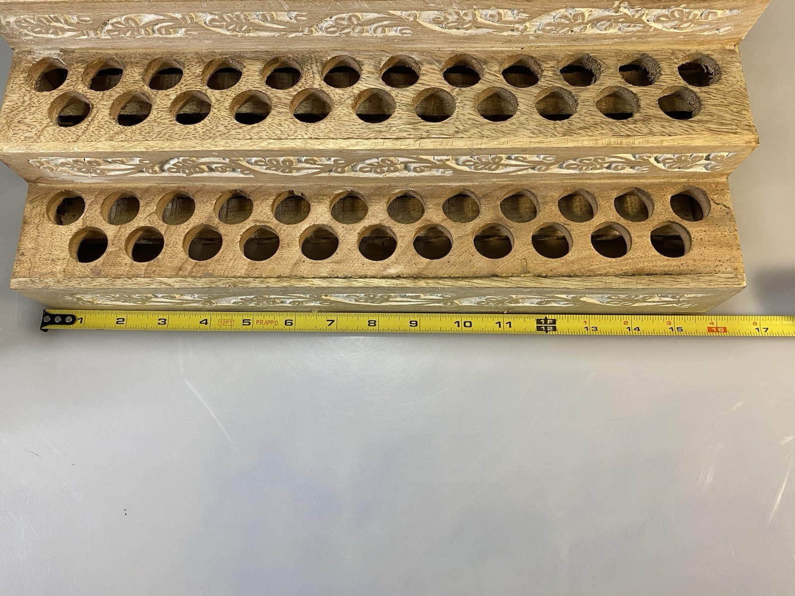 Set Of 2 Tiered Decorative Wooden Display Stands 92 Small items Ea. (184 Total)