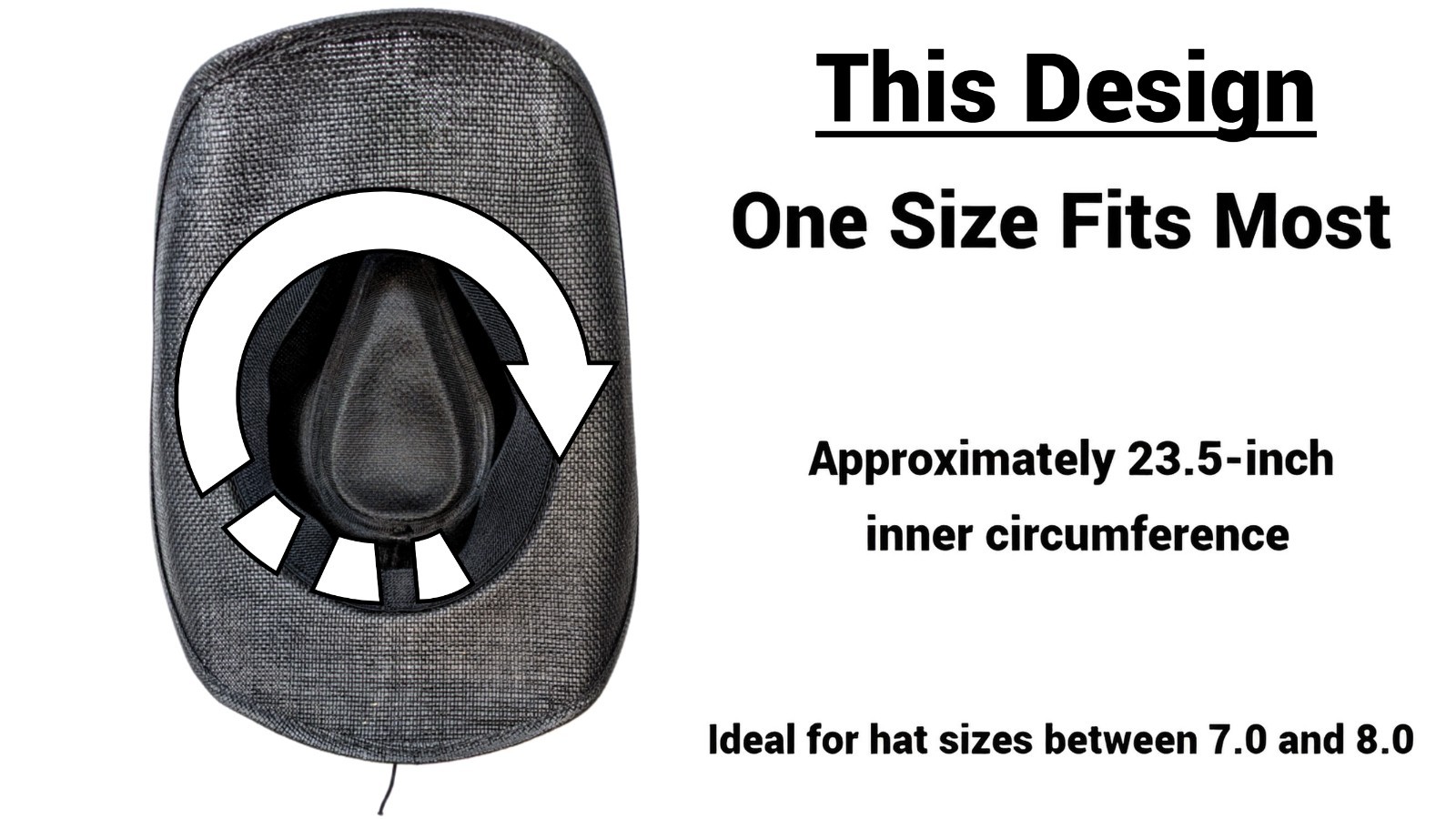 STRAW COWBOY HAT Black with Silver Star Black Band (Adult Size) Shipped in a Box