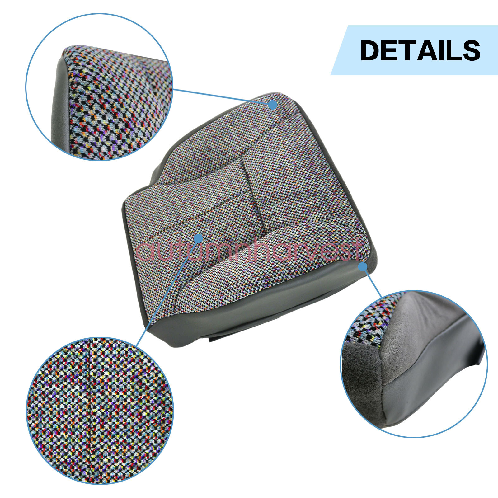 For 1998 1999 2000 2001 2002 Dodge Ram Driver Bottom Seat Cover & Foam Cushion