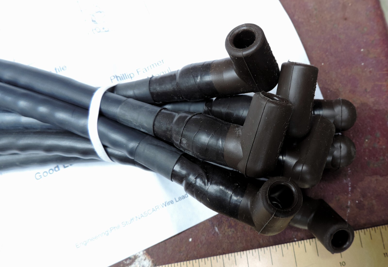 Champion NASCAR 8.8mm Power Boost Racing Spark Plug Wires New FORD V-8 FIT