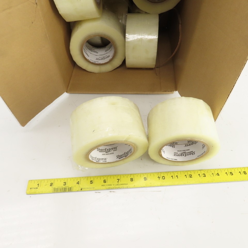 ShorrExpress 15120011 Carton Sealing Tape 72mm Clear Mixed Lot/11 Partial Rolls