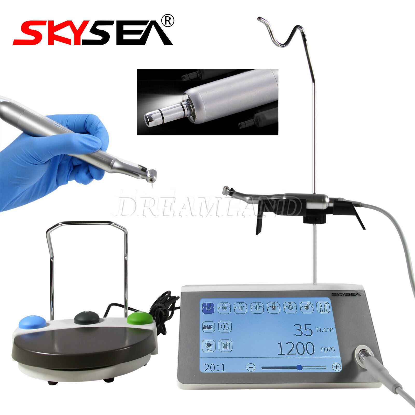 Dental LED Surgical Brushless Implant Motor / X Ray Machine/ X-Ray Sensor Holder