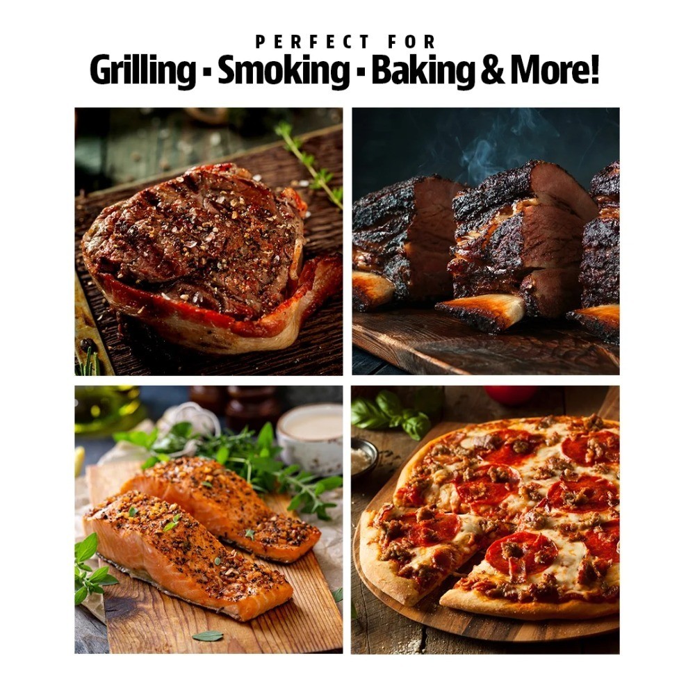 All-Natural Hardwood Hickory BBQ Grilling Pellets for Smoker 20LB