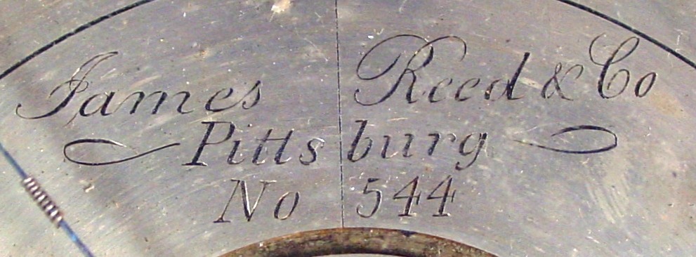 1870 James Reed Gimballed Mining Compass - RARE American Compass