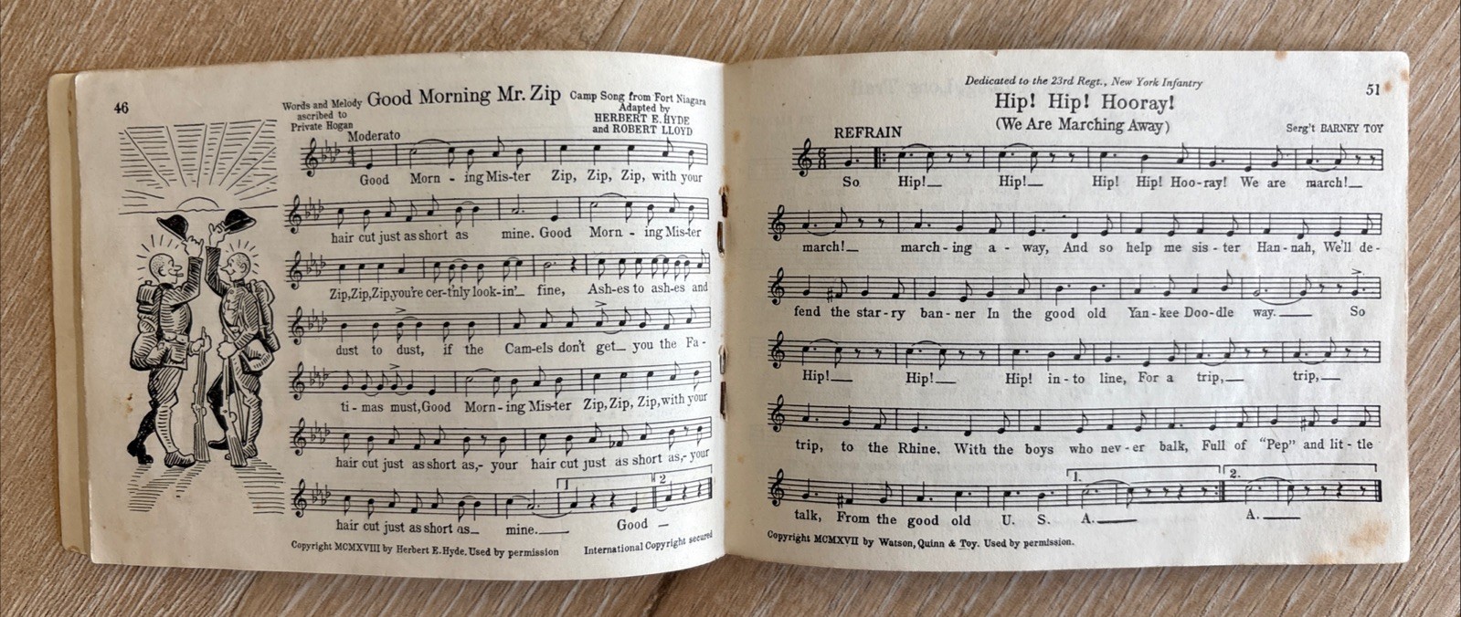 ARMY SONG BOOK U.S. 1918 PB WWI Antique War Department Training Camp Activities