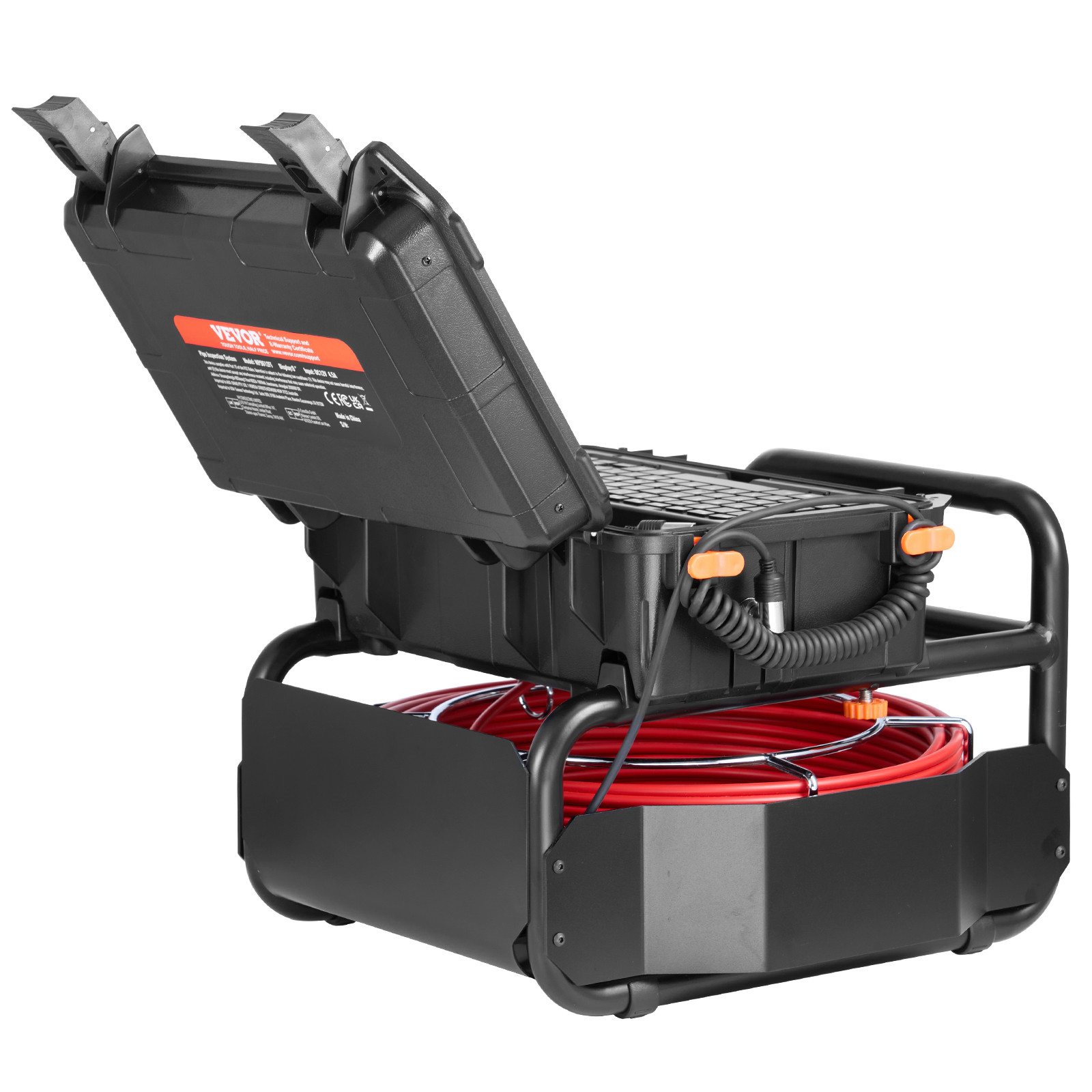 9" Sewer Camera 98 ft/30m Self-Leveling Drain Camera with 512Hz Transmitter