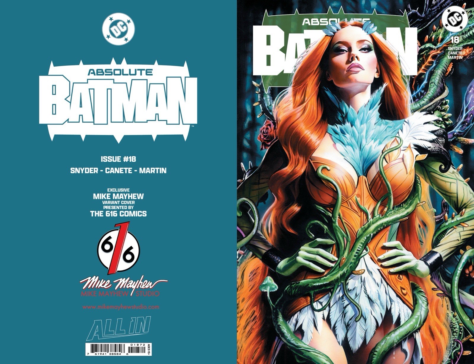 🔥🦇 ABSOLUTE BATMAN #18 MIKE MAYHEW 616 COMICS Trade Dress Variant A LTD 3000