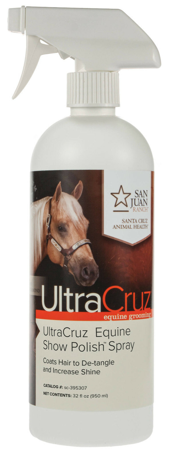 UltraCruz Equine Horse Shampoo, Conditioner and Show Polish Bundle, 32 oz Each
