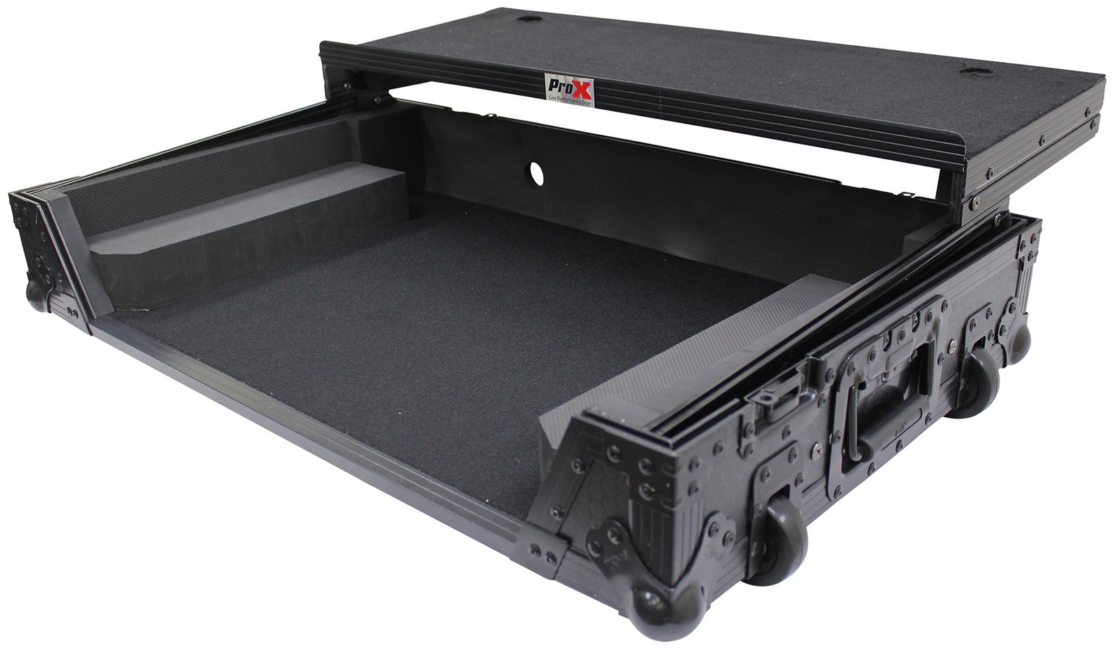 ProX XS-XDJXZ WLTBL Black Flight Road Case+Laptop Shelf For Pioneer DJ XDJ-XZ