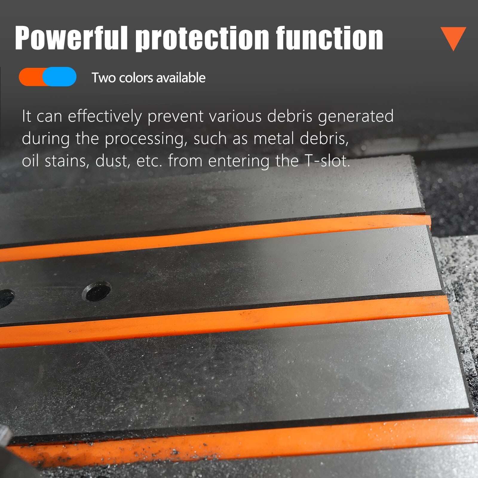 T-Slot Covers For Milling Machines prevent T-slots from entering more debris