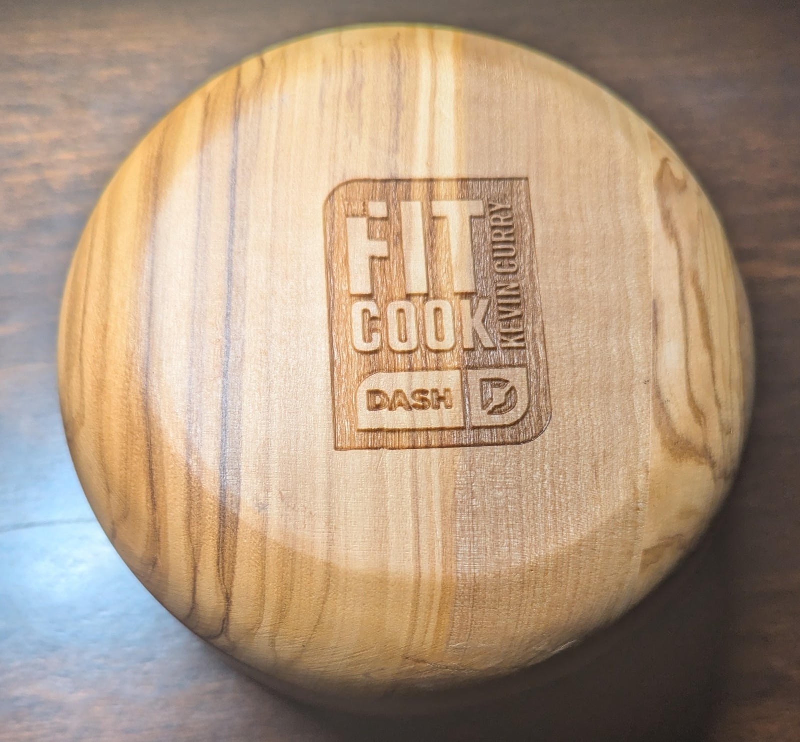 NEW - The Fit Cook DASH x Divided Olivewood Salt Cellar Magnetic Swivel Closure