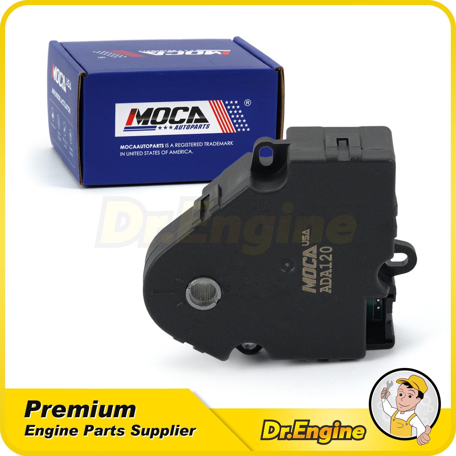 HVAC Blend Door Actuator For Chevrolet Silverado Sierra Envoy Buick GMC W/ 3 Pin